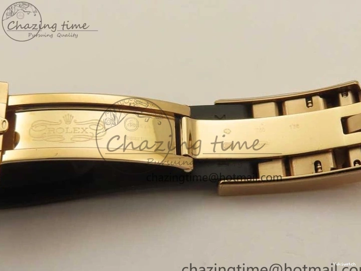 Black on 126655 Black 1:1 Bezel VS3235 Yacht-Master Edition Best Rubber Strap Ceramic RG 3EF 0415